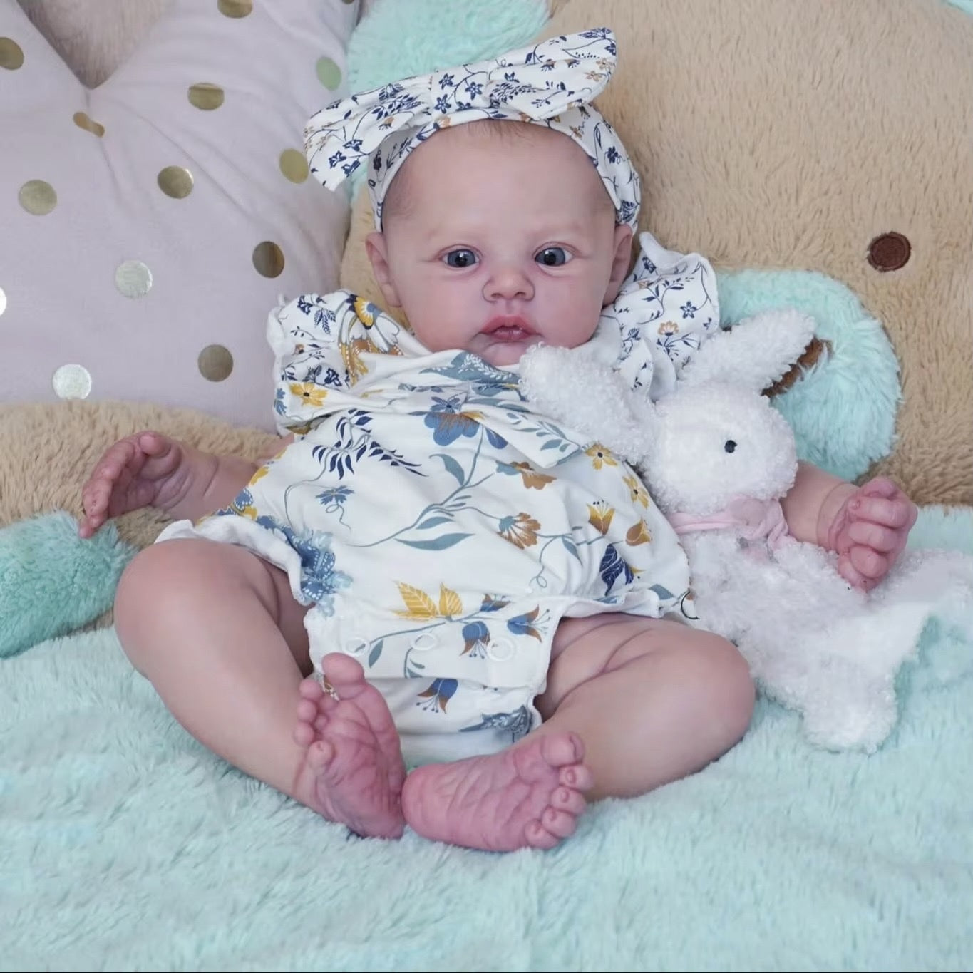 48cm offene Augen Mona Reborn Baby-Meadow