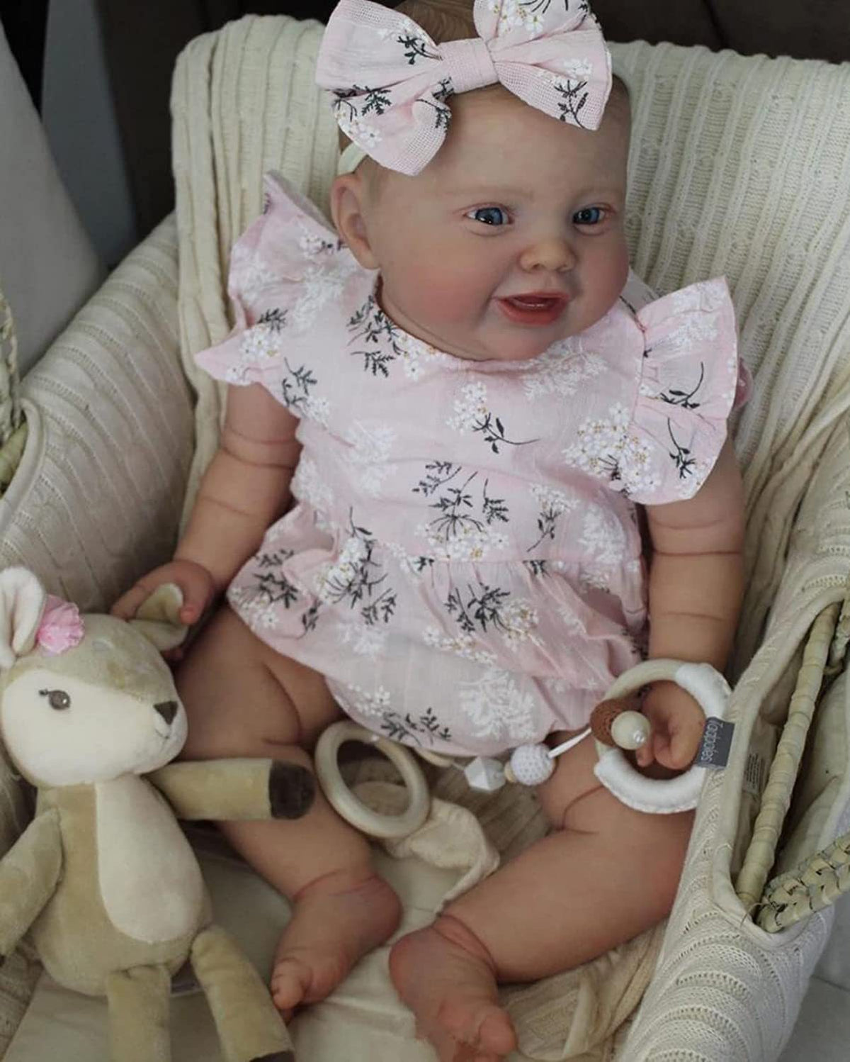 24 Zoll Maria Reborn Puppe mit offenen Augen - Kodi