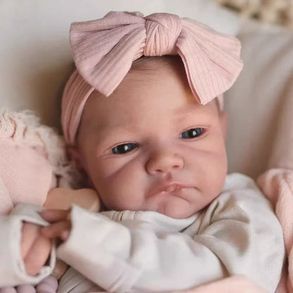 Myra 19 Zoll weiche Körper Neugeborene Reborn Baby Puppe-August Awake