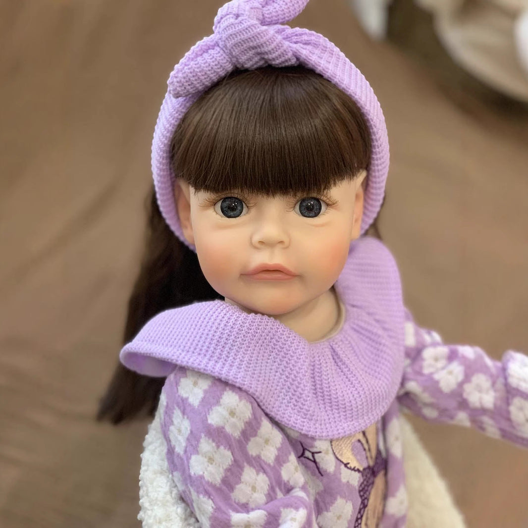 22 Zoll süßes Reborn-Puppenmädchen mit langen Haaren - Suesue