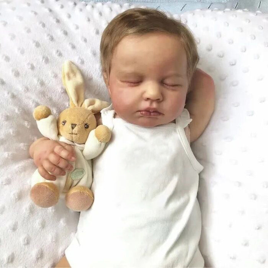 20 Zoll schlafende Reborn Puppen mit blondem Haar - Loulou