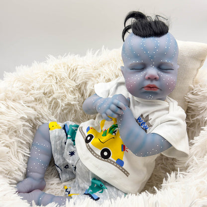 20 Zoll Rachel Geschlossene Augen Reborn Babypuppen Avatar