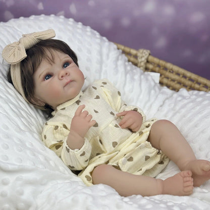 48cm offene Augen kurze Haare Bettie Reborn Babypuppe Mädchen