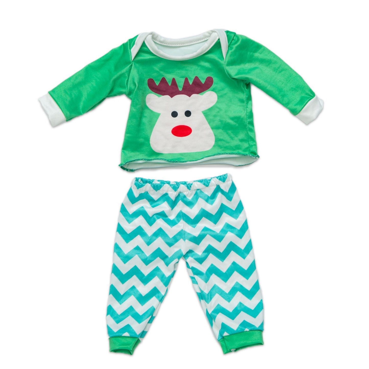 Weihnachtspuppenkleidung für 18 Zoll Reborn-Puppen
