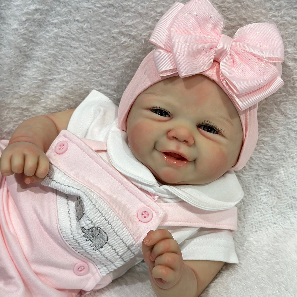 Barry 19 Zoll Reborn Puppen mit offenen Augen - Vivienne