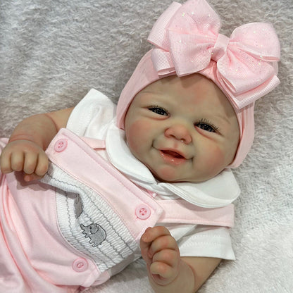 Barry 19 Zoll Reborn Puppen mit offenen Augen - Vivienne