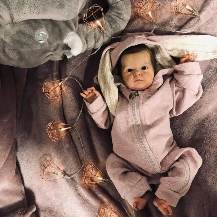 16 Zoll Kennedy süße Reborn Puppe mit offenen Augen - Tink