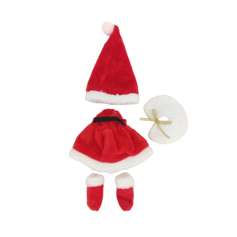 Süße Prinzessinnen-Weihnachtsoutfits für 15 cm Mini Reborn Puppen