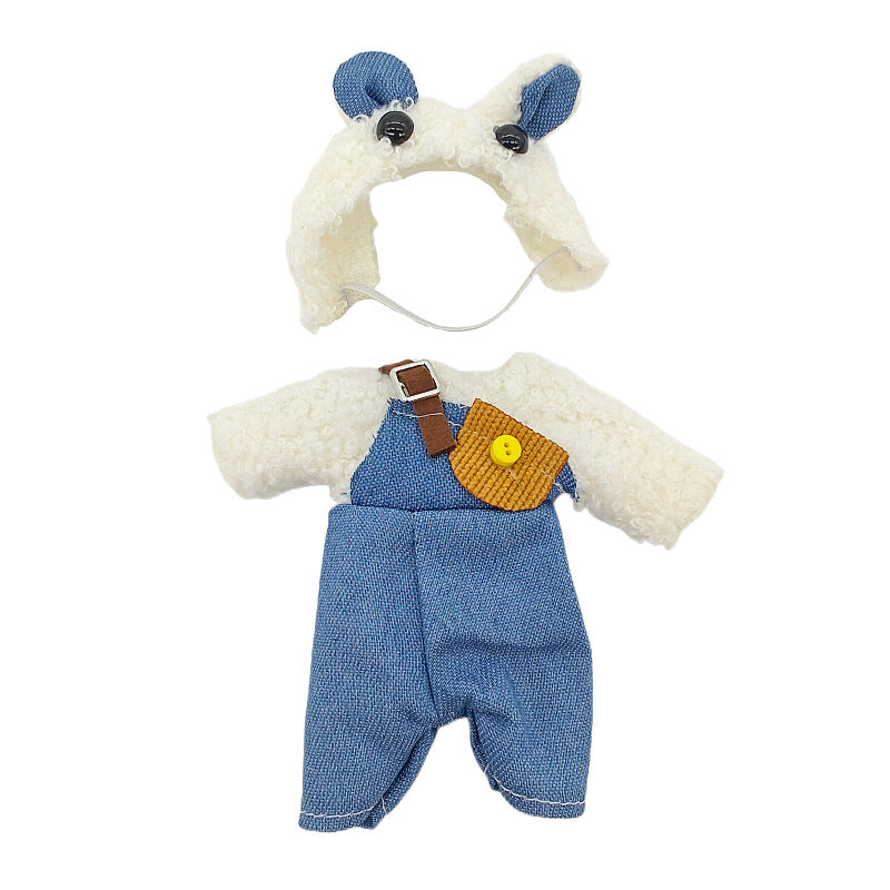 Cartoon-Kleid für 6 Zoll (15 cm) Minipuppen