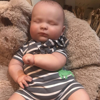 24 Zoll Rebornpuppen mit geschlossenen Augen-Joseph