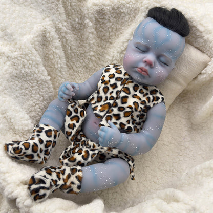 20 Zoll Geschlossene Augen Reborn Puppen Avatar Jungen/Mädchen-Loulou