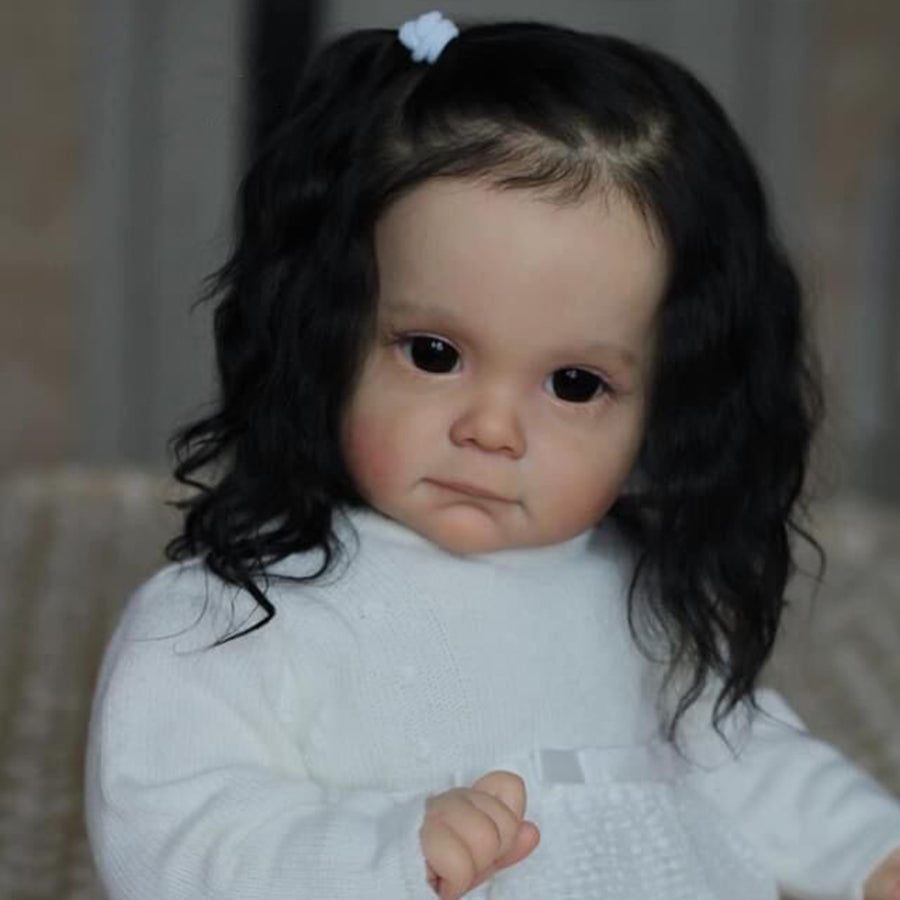 24 Zoll wiedergeborene Puppe mit offenen Augen - Maggie