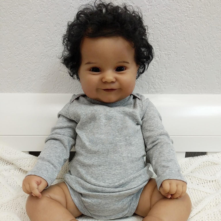 20 Zoll dunkelhäutige Nelson Reborn Puppen - Maddie