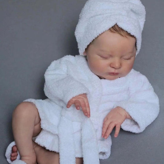 20 Zoll Barry Reborn Puppe mit geschlossenen Augen - Laura