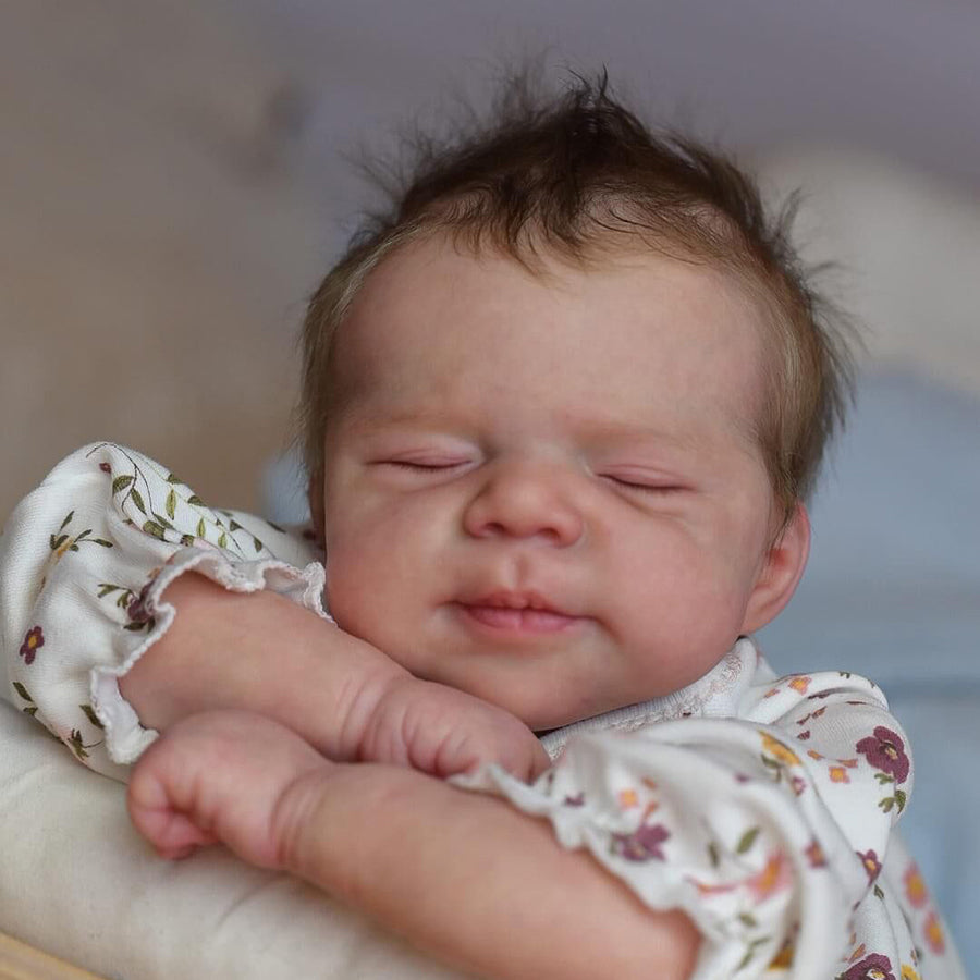 19 Zoll realistische Jesse Geschlossene Augen Reborn Babypuppen-Pascale