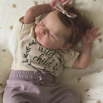 20 Zoll Hedy Reborn Puppe mit geschlossenen Augen - Laura