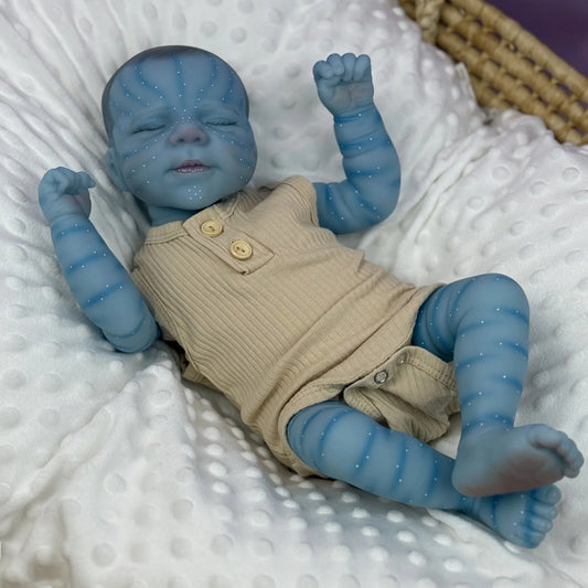 48 cm Pascale Reborn-Baby-Avatar mit geschlossenen Augen