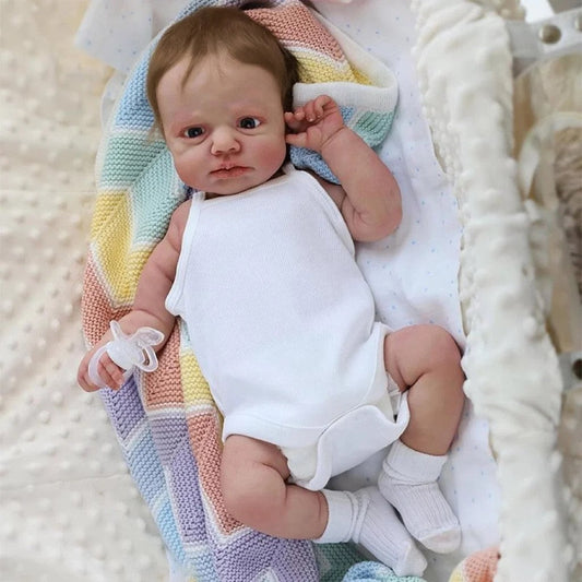 20 Zoll Reborn Puppen Jungen/Mädchen mit kurzen Haaren - Süße Loulou