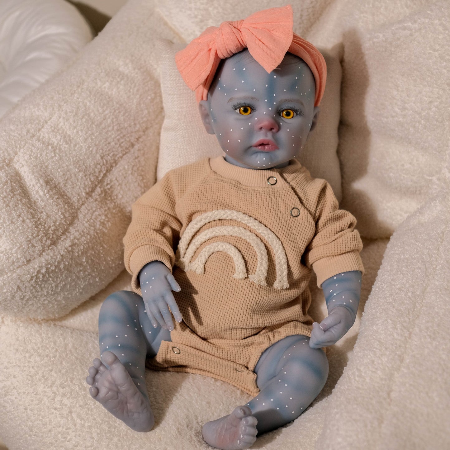 19 Zoll offene Augen Reborn Avatar Baby Mädchen-Meadow