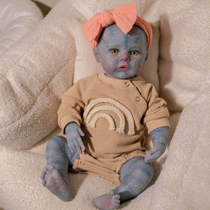 19 Zoll offene Augen Reborn Avatar Baby Mädchen-Meadow