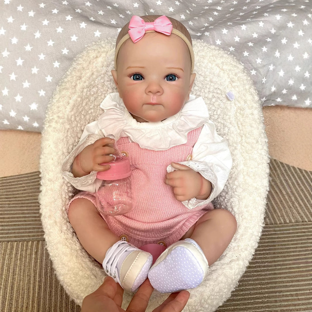50cm Sally Blaue Augen Reborn Babypuppe Mädchen-Bettie