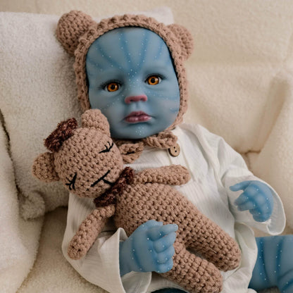 19 Zoll offene Augen Loulou Reborn Baby Avatar