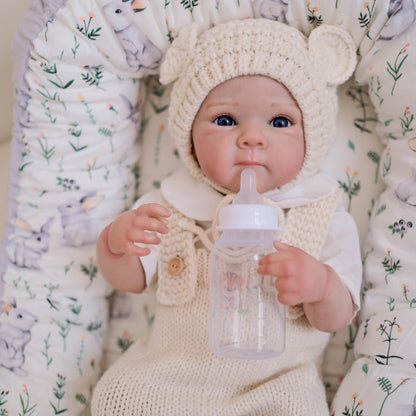 19 Zoll lebensechter Vollvinylkörper Reborn Baby Mädchen-Bettie