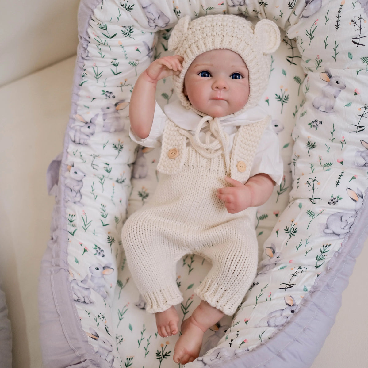19 Zoll lebensechter Vollvinylkörper Reborn Baby Mädchen-Bettie