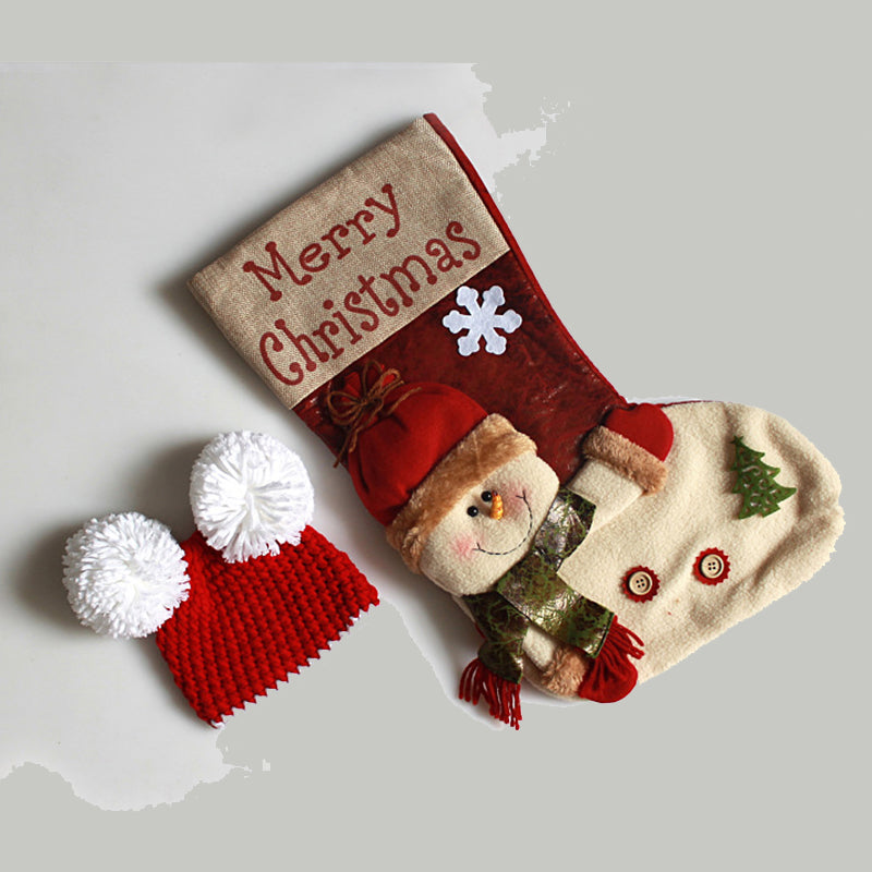 Weihnachtsmützenschlafsack für 16-22 Zoll Puppen