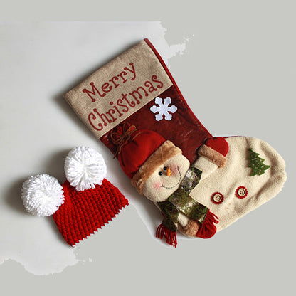 Weihnachtsmützenschlafsack für 16-22 Zoll Puppen
