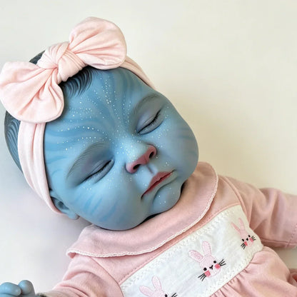 19 Zoll Peaches Schlafend Reborn Avatar Baby Mädchen in rosa Outfits