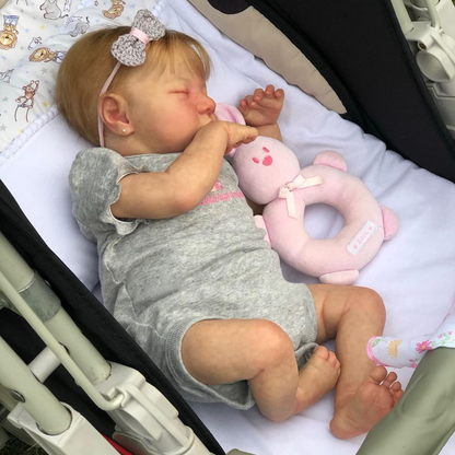 Lillian 18 Zoll lebensechte Reborn Puppen Mädchen mit blonden Haaren-Levi