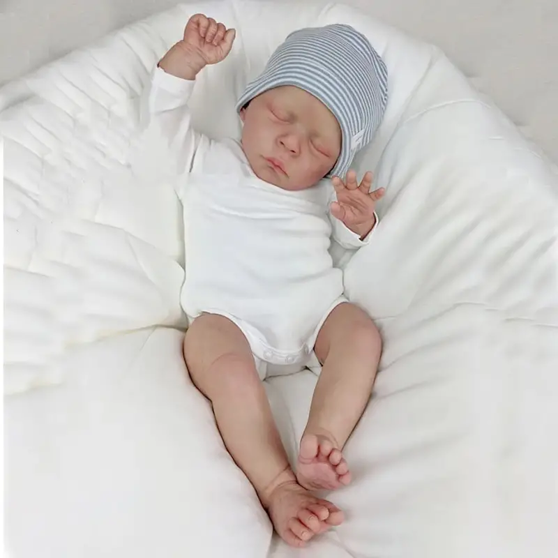 18 Zoll realistische Rita Reborn Puppen mit geschlossenen Augen - Jude