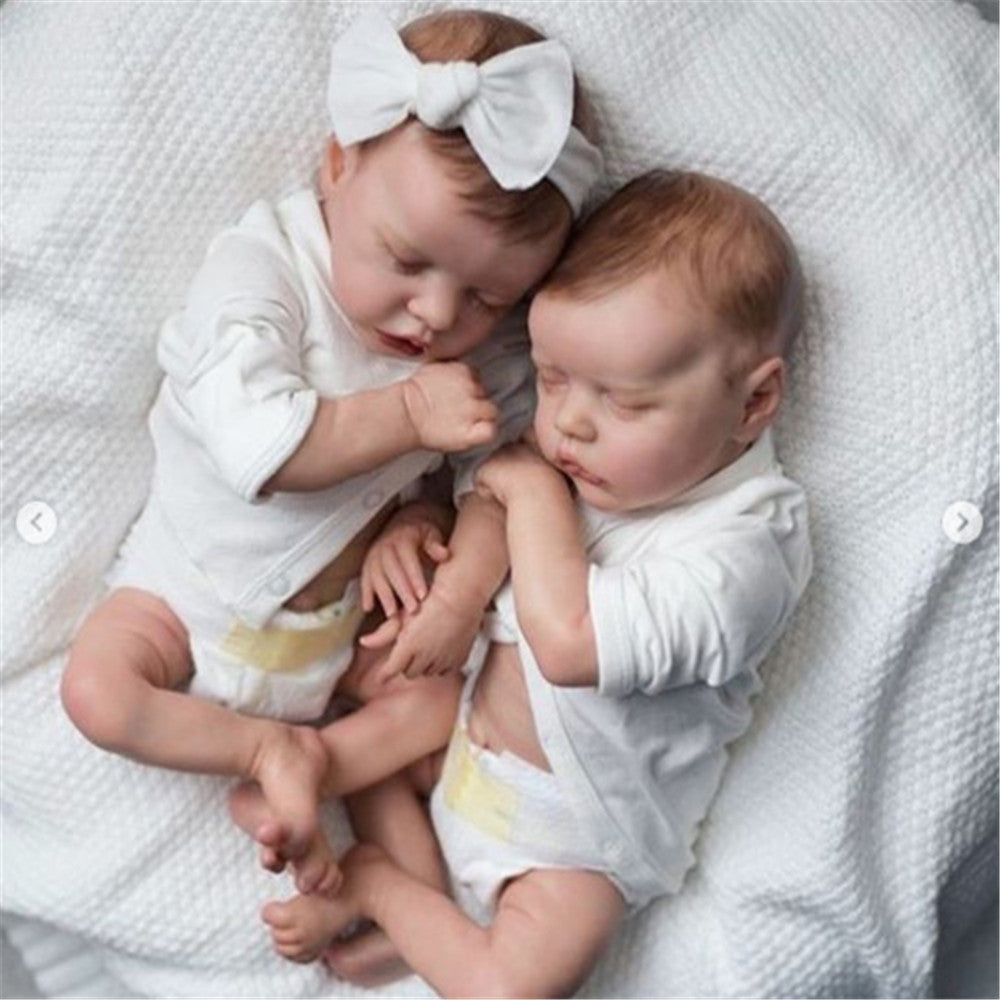 17" Süße Schlafträume Reborn Zwillinge Schwester Zenobia & Kendall