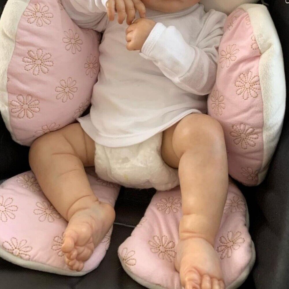 20 Zoll realistische Cecilia Geschlossene Augen Rebornpuppen Mädchen-Loulou