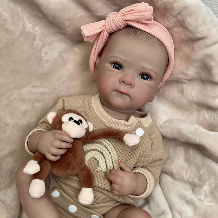 18 Zoll Helen offene Augen Stoffkörper Reborn Puppe-Bettie