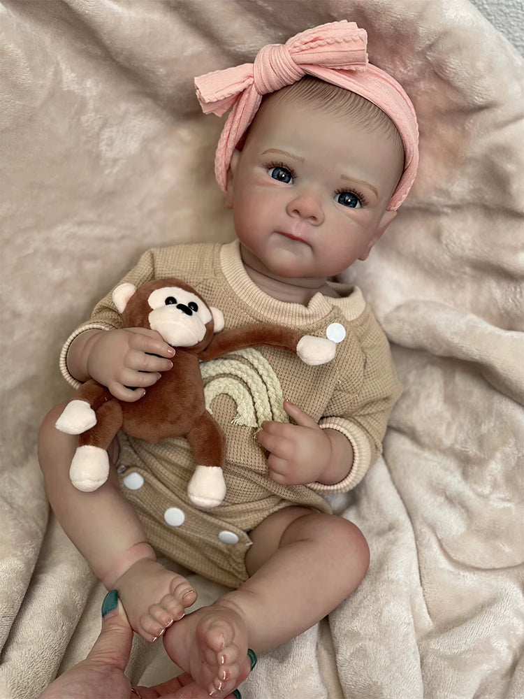 18 Zoll Helen offene Augen Stoffkörper Reborn Puppe-Bettie