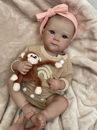 18 Zoll Helen offene Augen Stoffkörper Reborn Puppe-Bettie