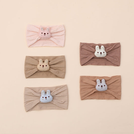 Niedliches Hasen-Baby-Stirnband aus Nylon