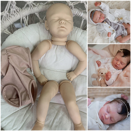 20 Zoll Avelee Geschlossene Augen DIY leer Reborn Baby Kit