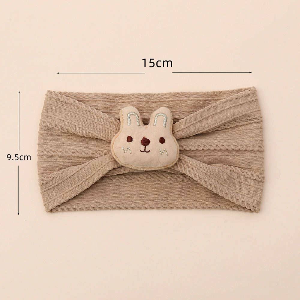 Niedliches Hasen-Baby-Stirnband aus Nylon