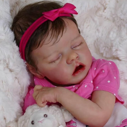 17 Zoll Lindsay schlafende Reborn Babypuppen Mädchen mit kurzen Haaren