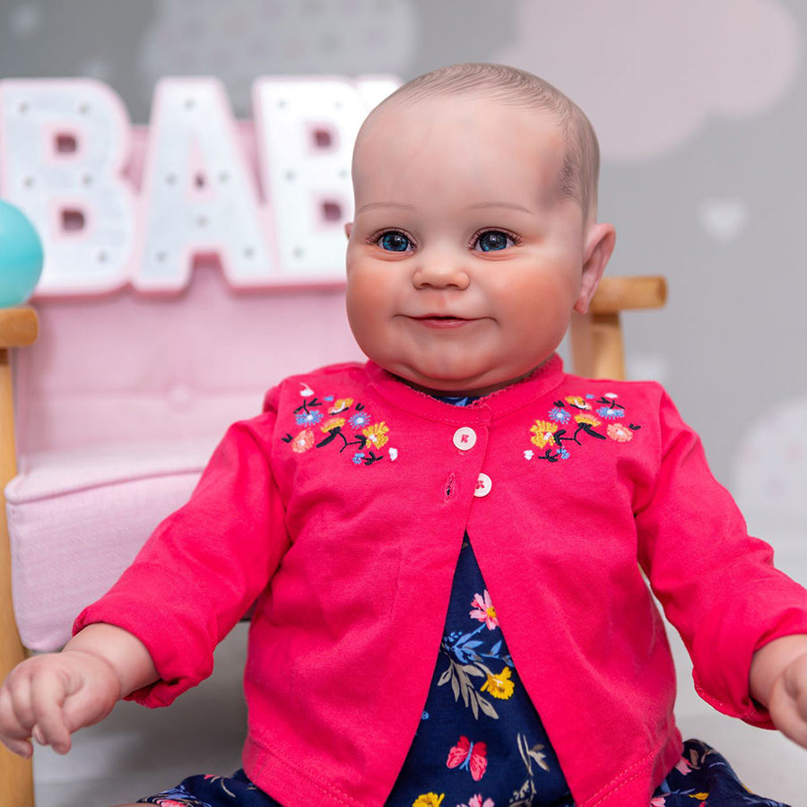 24 Zoll Maddie DIY Blank Unlackierte Offene Augen Reborn Puppe Kit