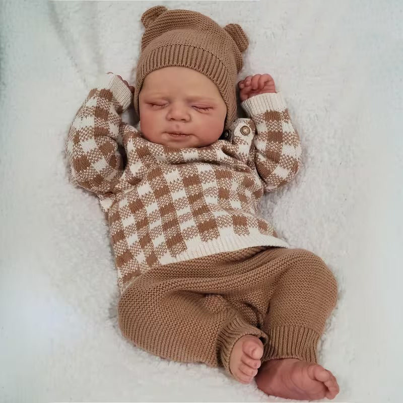 48 cm weiche schlafende Reborn Puppe Pascale