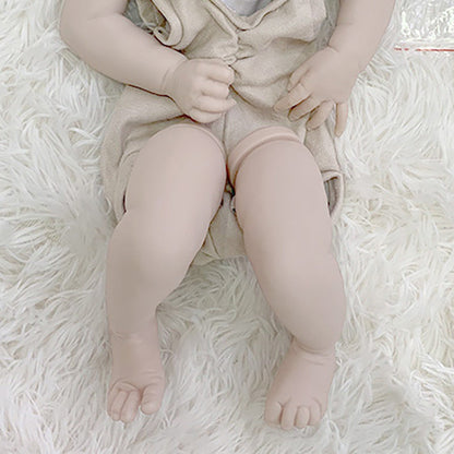 19 Zoll Ava unbemaltes Reborn Puppe Kit mit offenen Augen