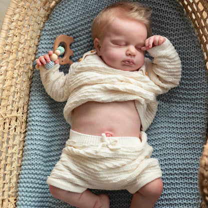20 Zoll süßer Rachel Geschlossene Augen Reborn Puppen junge-Loulou
