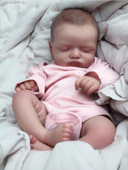20 Zoll süße Rosalie Reborn Puppen Mädchen in rosa Kleidung