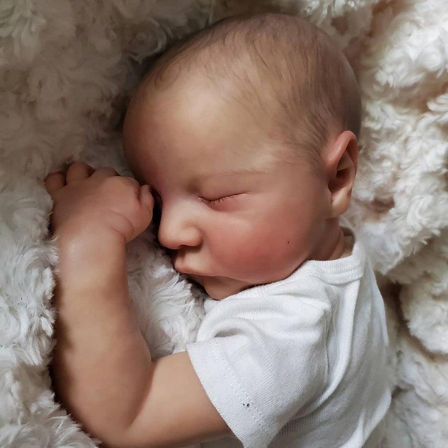 18 Zoll Grant Augen schließen Reborn Puppe Junge-Levi
