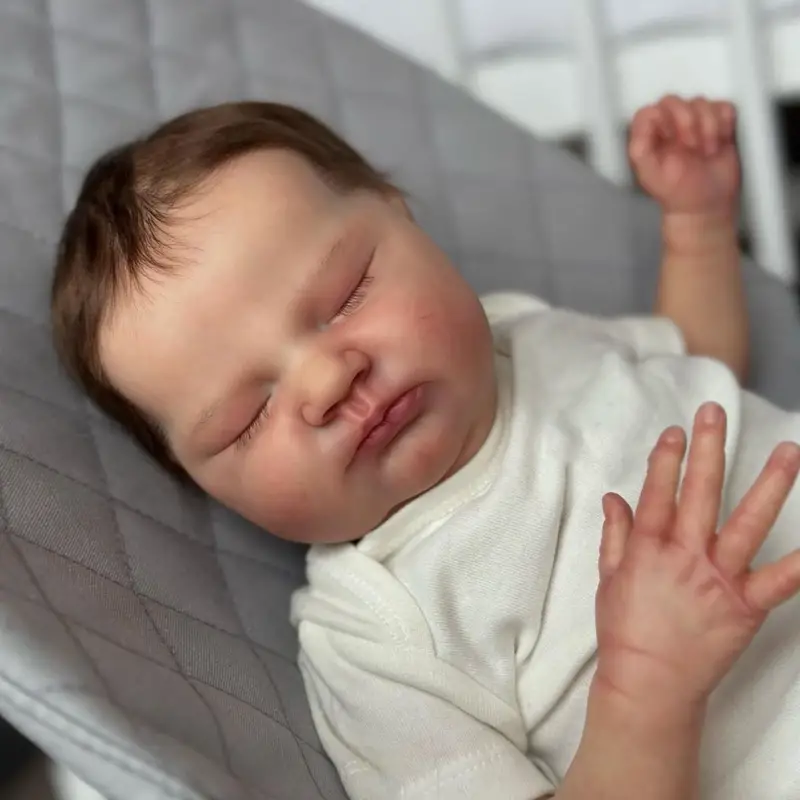 Darcy 19 Zoll Reborn Puppen mit geschlossenen Augen - Quinlyn