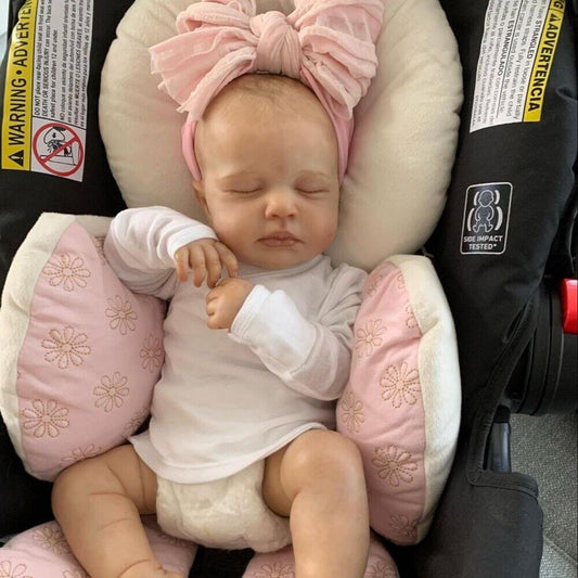 20 Zoll realistische Cecilia Geschlossene Augen Rebornpuppen Mädchen-Loulou